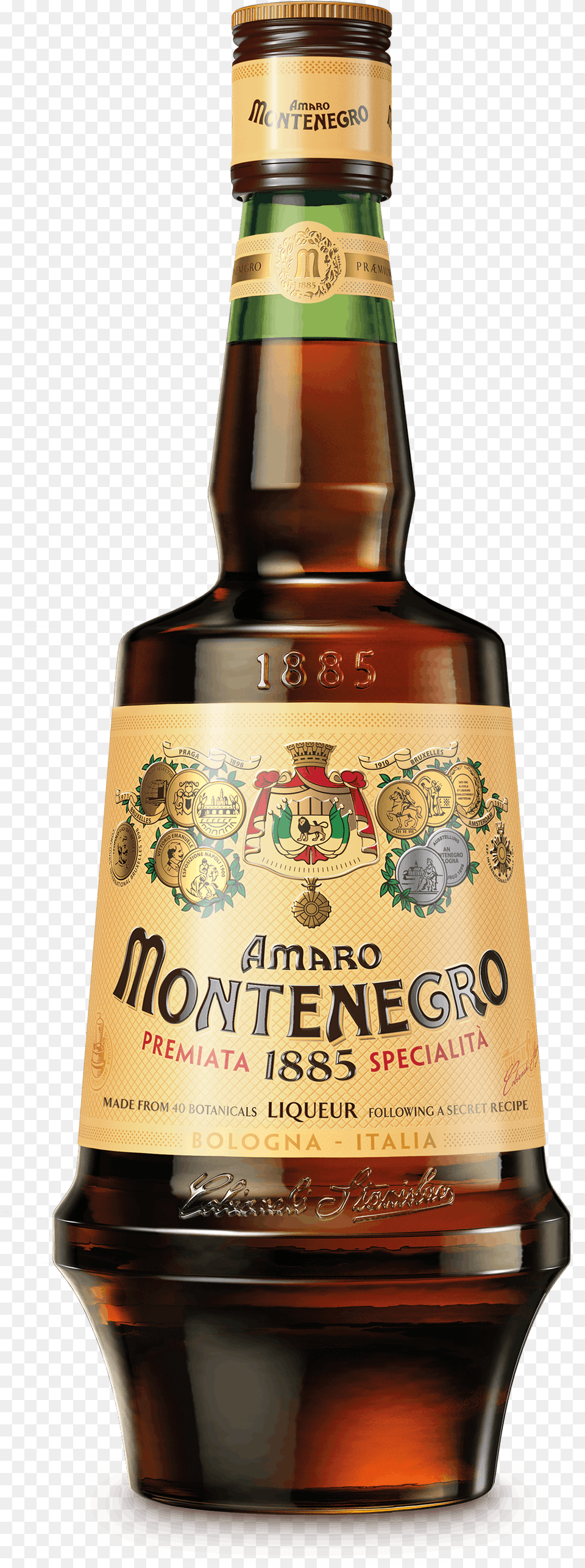 Montenegro Amaro Italiano Liqueur Montenegro Amaro, Alcohol, Beer, Beverage, Liquor Free Transparent Png