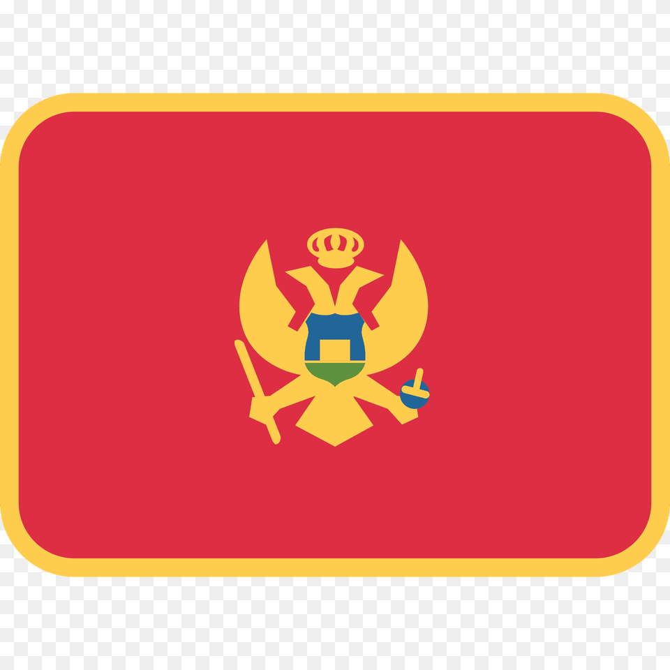Montenegro Flag Emoji Clipart, Logo, First Aid, Symbol, Person Free Png