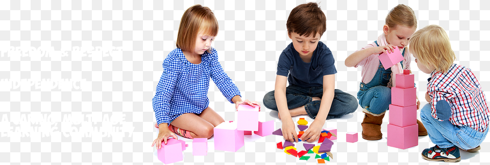 Montessori School Download Montessori Children, Boy, Person, Male, Girl Free Png