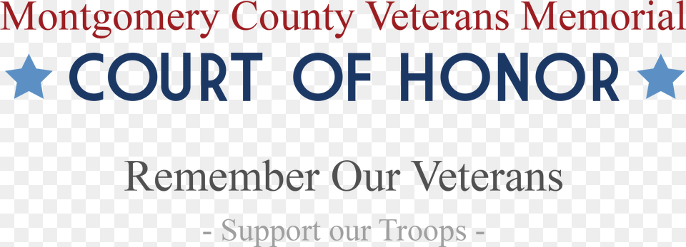 Montgomery County Veterans Memorial Court Of Honor Printing, Text, Blackboard Free Png