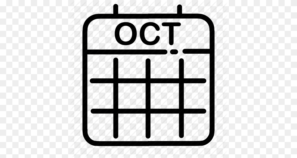 Month Of October Calendar, Electronics, Calculator Free Png