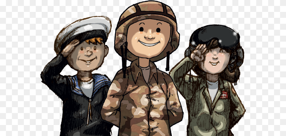 Month Of The Military Child Clipart, Adult, Book, Publication, Person Png Image