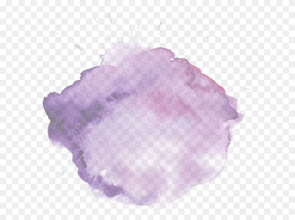 Month Of The Military Child Elegante Lila Watercolor Wsche Karte, Purple, Stain, Person, Accessories Free Png