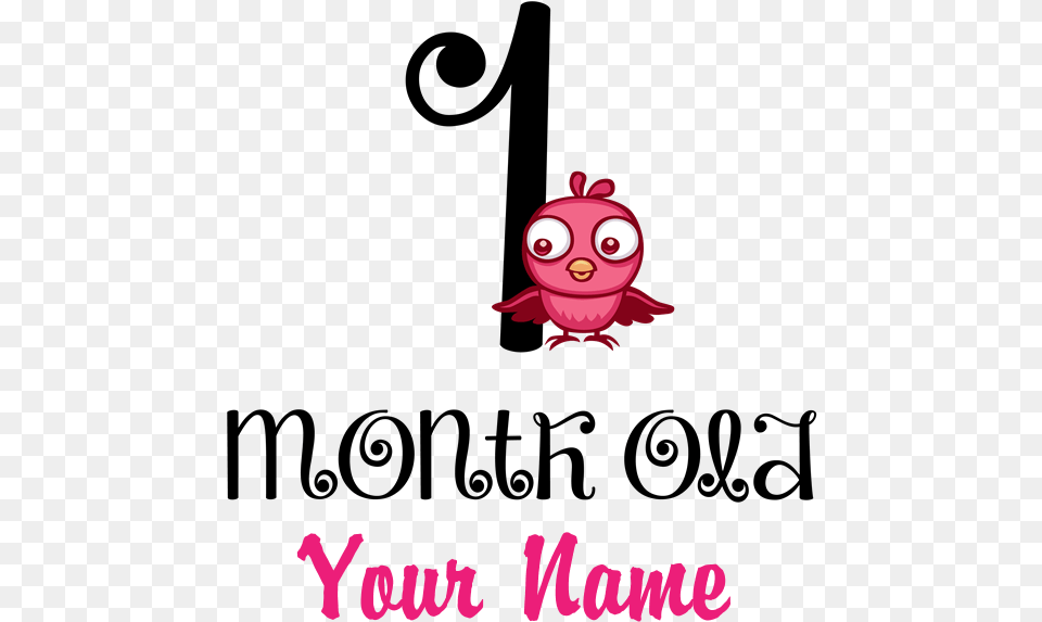 Month Old Baby Bird 1 Month Old Baby Greetings Free Png