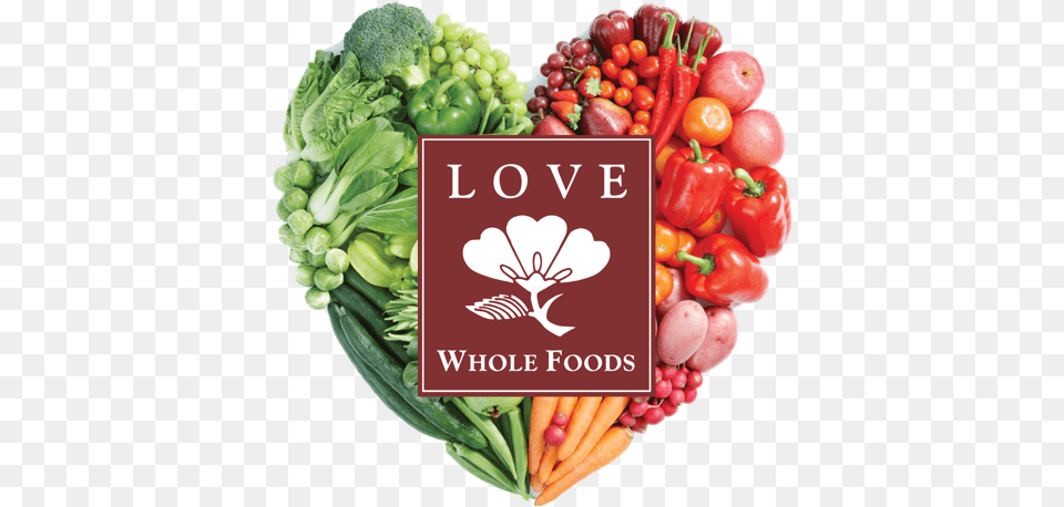 Monthly Flyer Love Whole Foods Cafe Foods Fruit Vegetable Water, Food, Produce, Apple, Plant Png Image