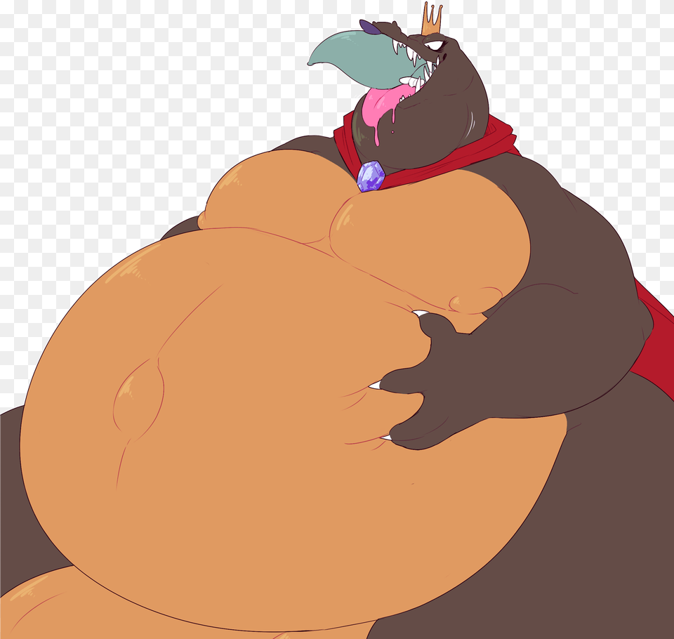 Months Ago King K Rool Belly, Person, Food, Produce, Cartoon Free Transparent Png