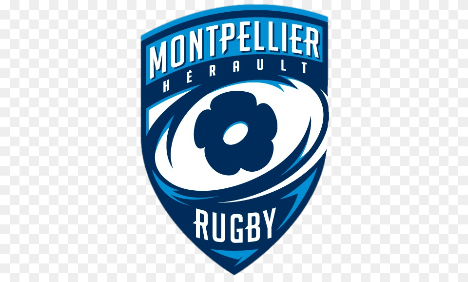 Montpellier Herault Rugby Logo, Badge, Symbol, Disk Free Png Download