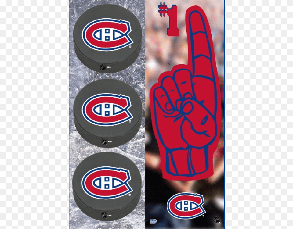 Montreal Canadiens Logo, Clothing, Glove, Sport, Skating Png
