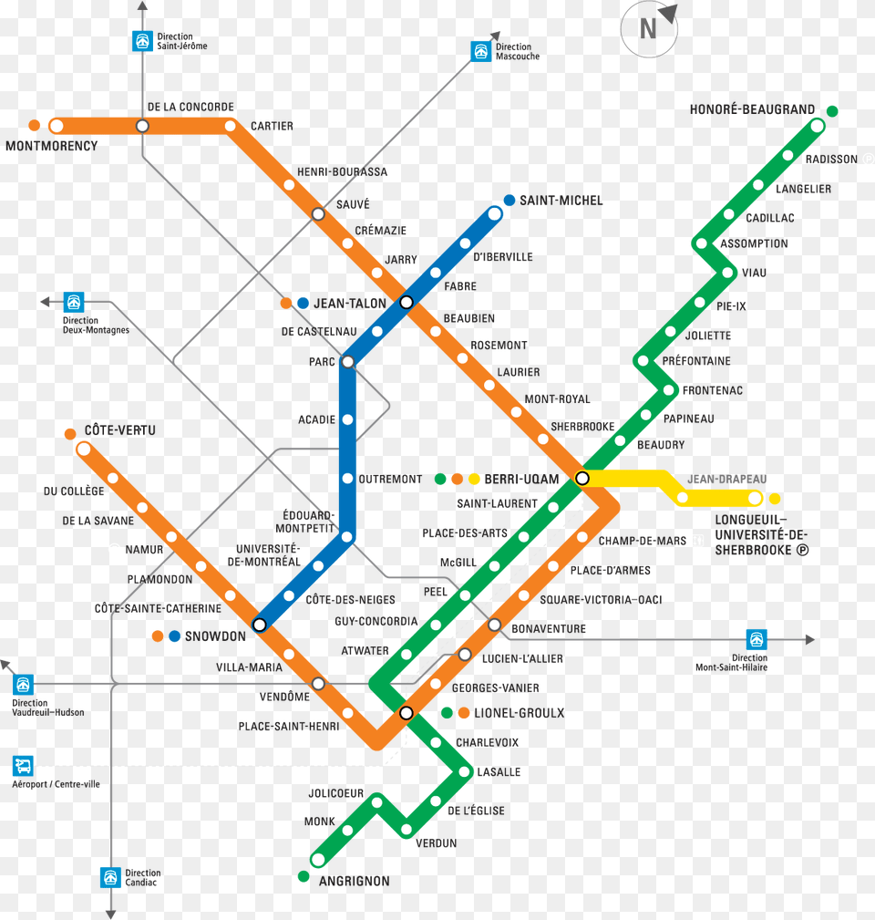 Montreal Metro Interactive Map Stm Ligne Orange Mtro Montral Png Image
