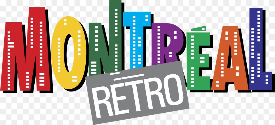 Montreal Retro Logo Transparent Retro, Scoreboard, Text Free Png Download