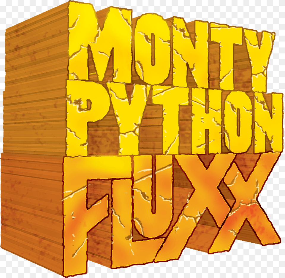 Monty Python Fluxx Stacked Logo Illustration, Wood, Treasure, Plywood Free Transparent Png