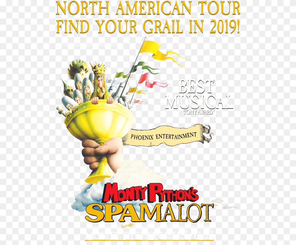 Monty Python S Spamalot Original Broadway Cast Recording, Advertisement, Poster, Baby, Person Png
