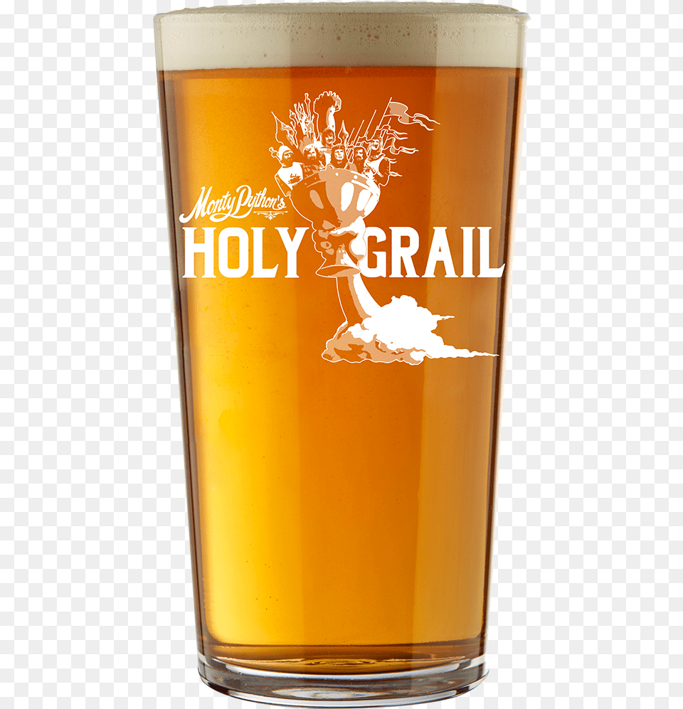 Monty Python39s Holy Grail Conical Pint Glass Pint Glass, Alcohol, Beer, Beer Glass, Beverage Png