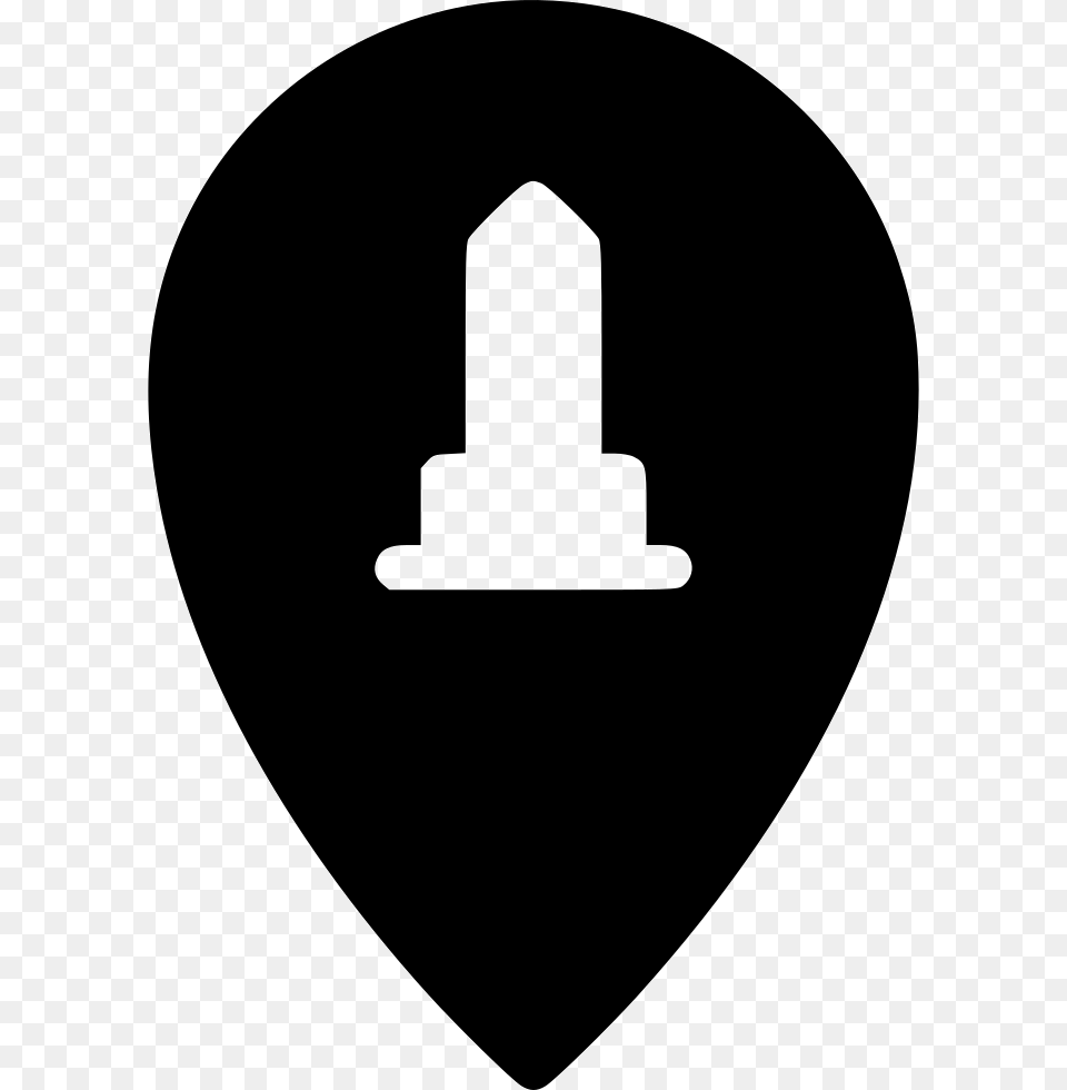Monument Location Pin Vector, Guitar, Musical Instrument, Stencil Free Transparent Png