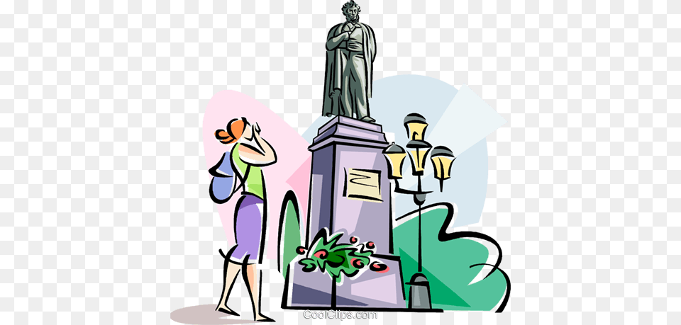 Monument To Aleksandr Pushkin Royalty Vector Clip Art, Adult, Male, Man, Person Png