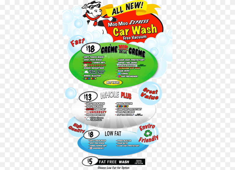 Moo Moo Car Wash Prices, Advertisement, Poster, Baby, Person Free Transparent Png