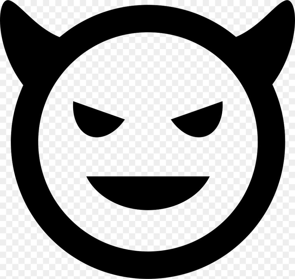 Mood Devil Comments Devil Icon Stencil, Animal, Fish, Sea Life Free Transparent Png