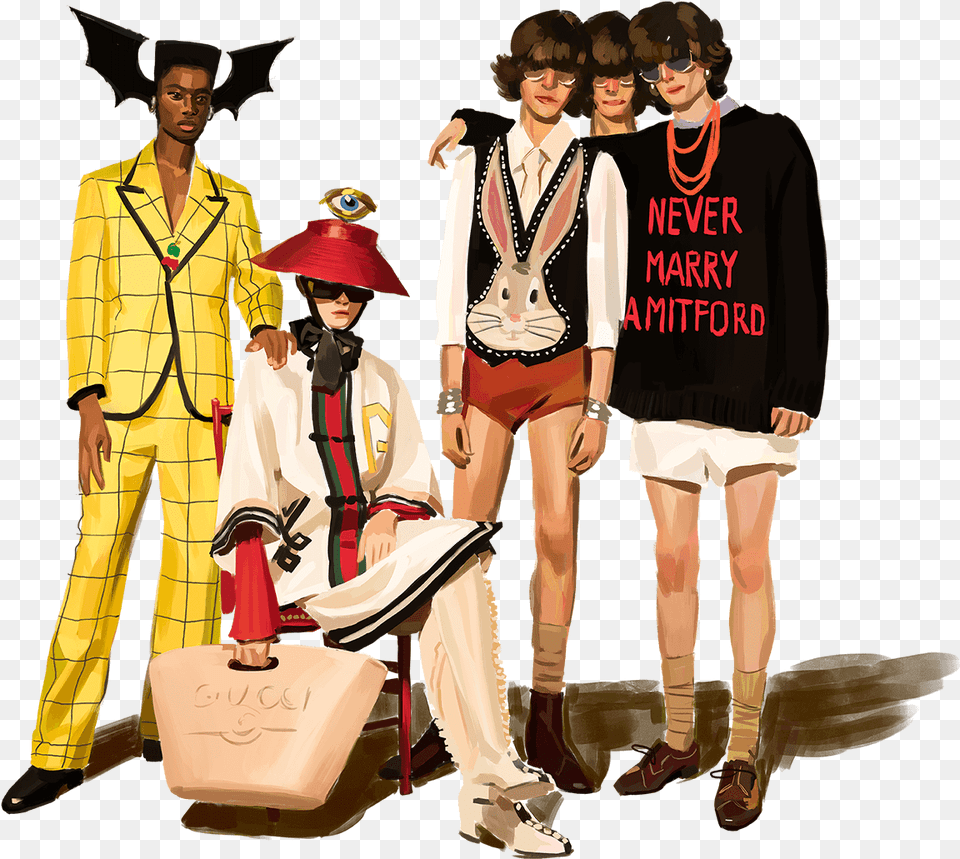 Mood Gucci Utopian Fantasy, Shorts, Clothing, Adult, Man Free Png Download