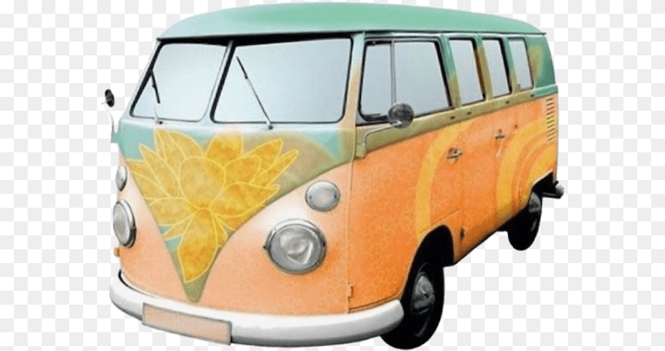 Moodboard Niche Aesthetic Car Van Hippie Hippiecar Van Aesthetic, Caravan, Transportation, Vehicle, Bus Png Image