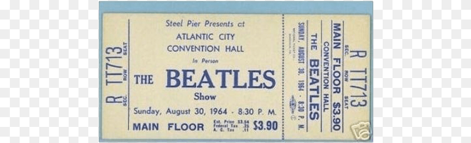 Moodboard Sticker Aesthetic Ticket Concert Thebeatles Commemorative Plaque, Paper, Text Png