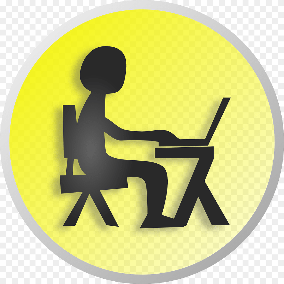 Moodle Badges, Person, Sitting Free Transparent Png