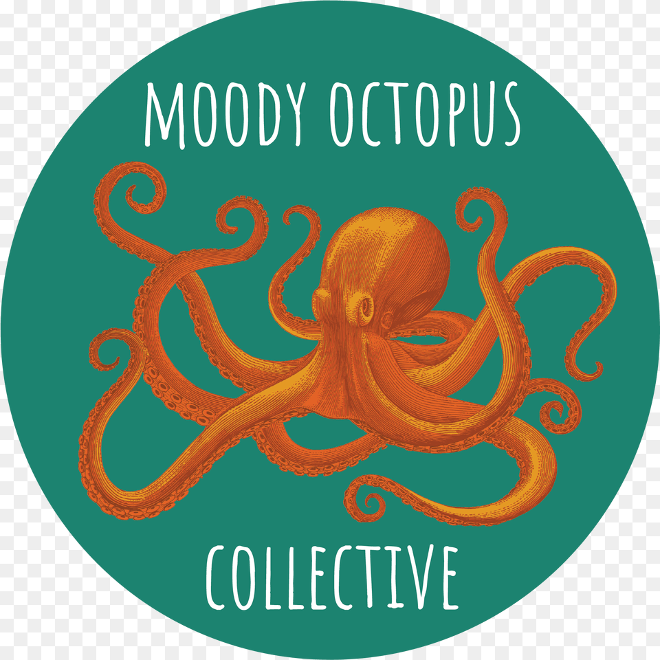 Moody Octopus Octopus, Animal, Sea Life, Invertebrate, Disk Png Image