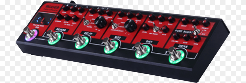 Mooer Red Truck Multi Effects Pedal Effects Unit, Amplifier, Electronics, Stereo, Indoors Free Png Download