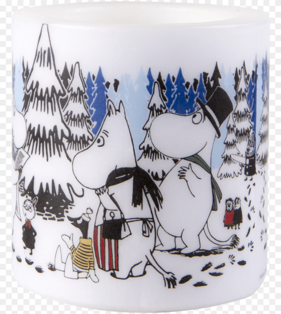Moomin Candle 8 Cm Winter Forest Muminmugg Vinter 2019, Outdoors, Nature, Baby, Person Png