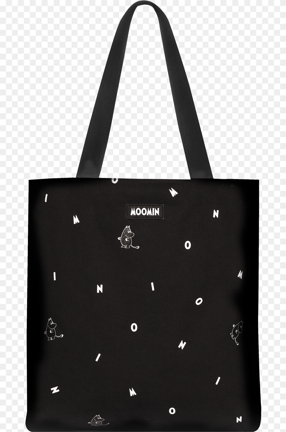 Moomin Drawstring Bag Black Shadows Moomin Shopper Shoulder Bag, Accessories, Tote Bag, Handbag, Purse Png