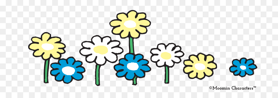 Moomin Flowers To Celebrate The Floral Design Day, Daisy, Flower, Plant, Daffodil Free Png