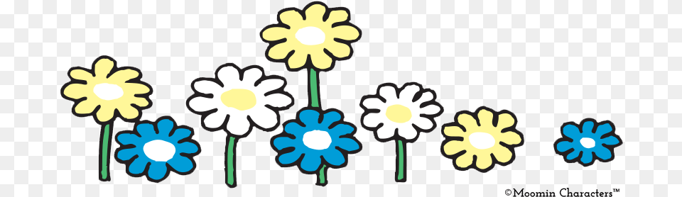 Moomin Flowers To Celebrate The Floral Design Day Moomin Moomin Flowers Transparent, Daisy, Flower, Plant, Anemone Png Image