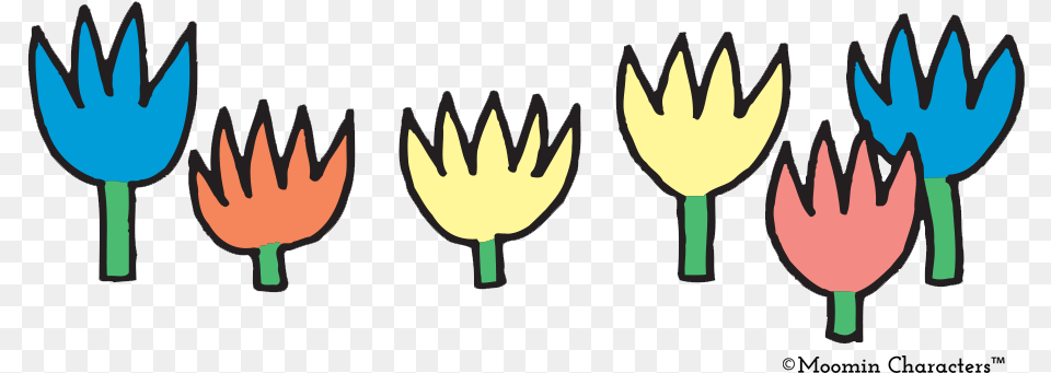 Moomin Flowers To Celebrate The Floral Moomin, Cutlery, Fork, Weapon, Trident Free Png Download