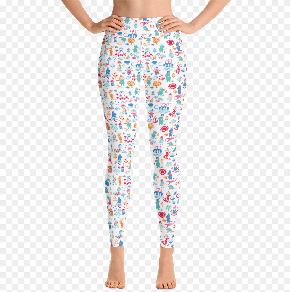 Moomin Valley Yoga Leggings Yoga Pants, Clothing, Hosiery, Tights, Shorts Free Png