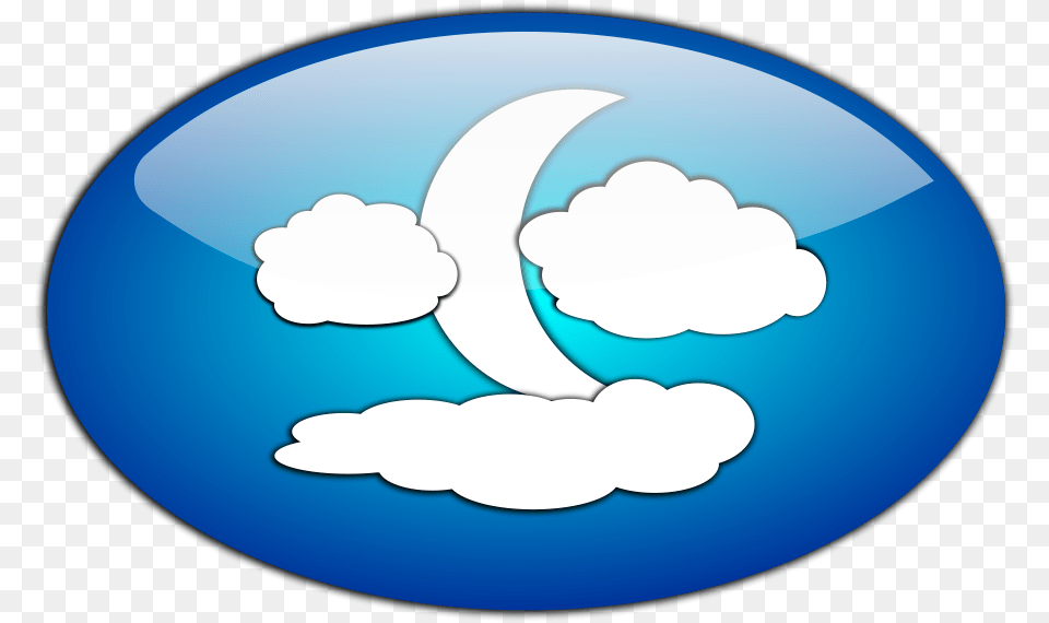 Moon And Clouds Clipart, Astronomy, Nature, Night, Outdoors Free Png Download