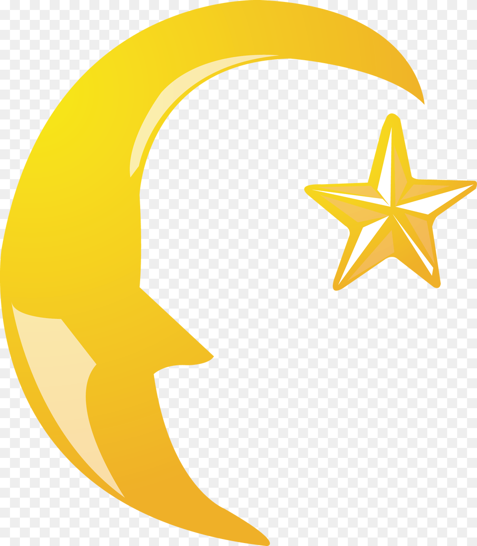 Moon And Stars Star Symbol, Symbol, Clothing, Hardhat Free Png Download