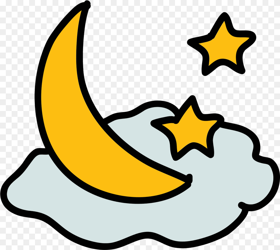Moon And Stars Icon Icon, Symbol, Star Symbol, Outdoors, Night Png