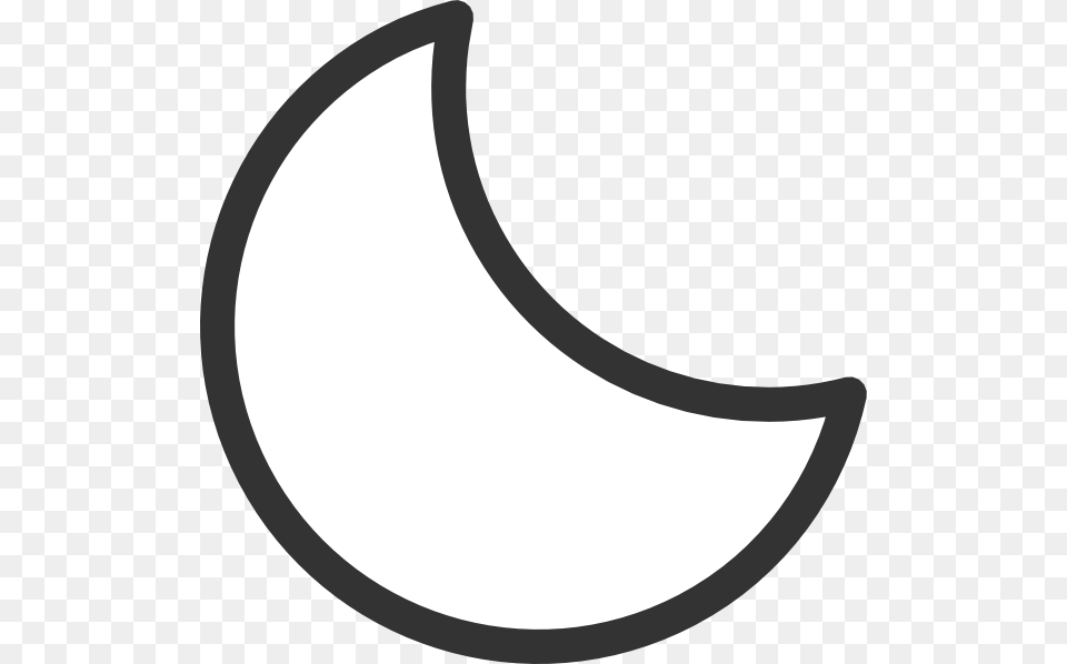 Moon Clipart Black N White, Astronomy, Nature, Night, Outdoors Png