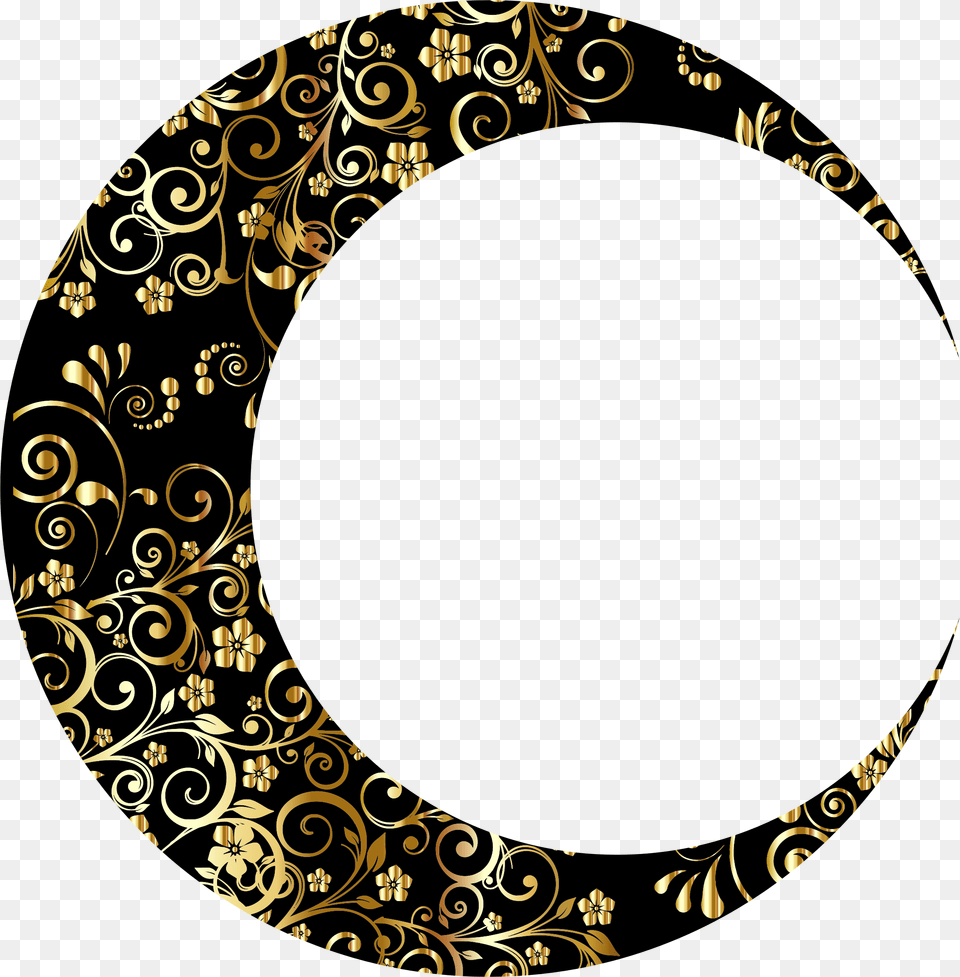 Moon Clipart Crescent Moon, Art, Floral Design, Graphics, Pattern Free Png Download