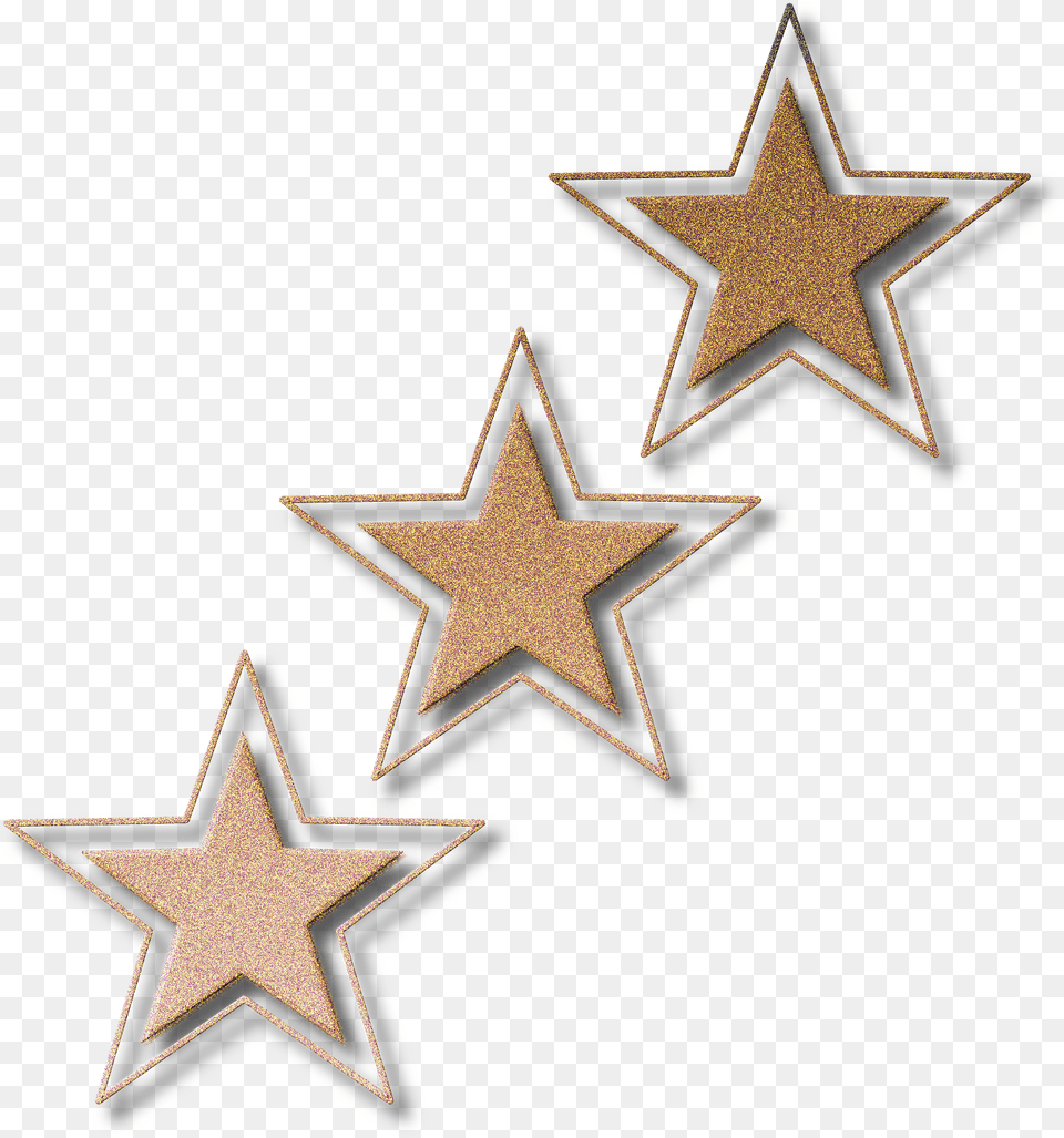 Moon Clipart Glitter 3 Blue Stars, Star Symbol, Symbol Free Png