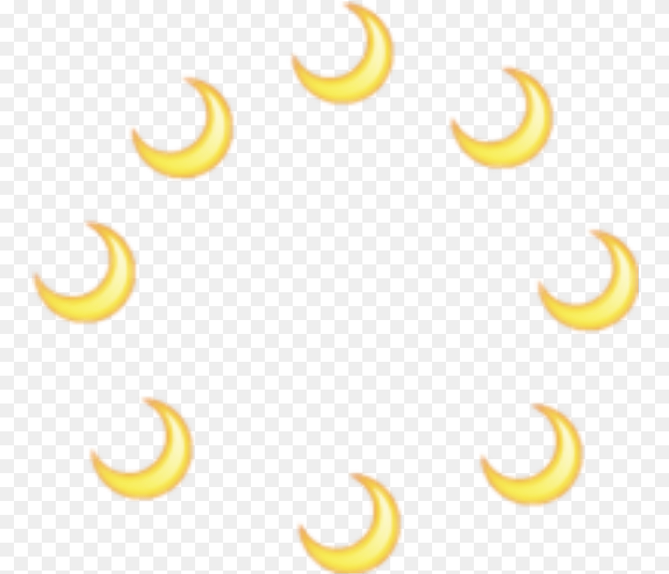 Moon Emoji Crescent, Nature, Outdoors, Night, Produce Free Transparent Png