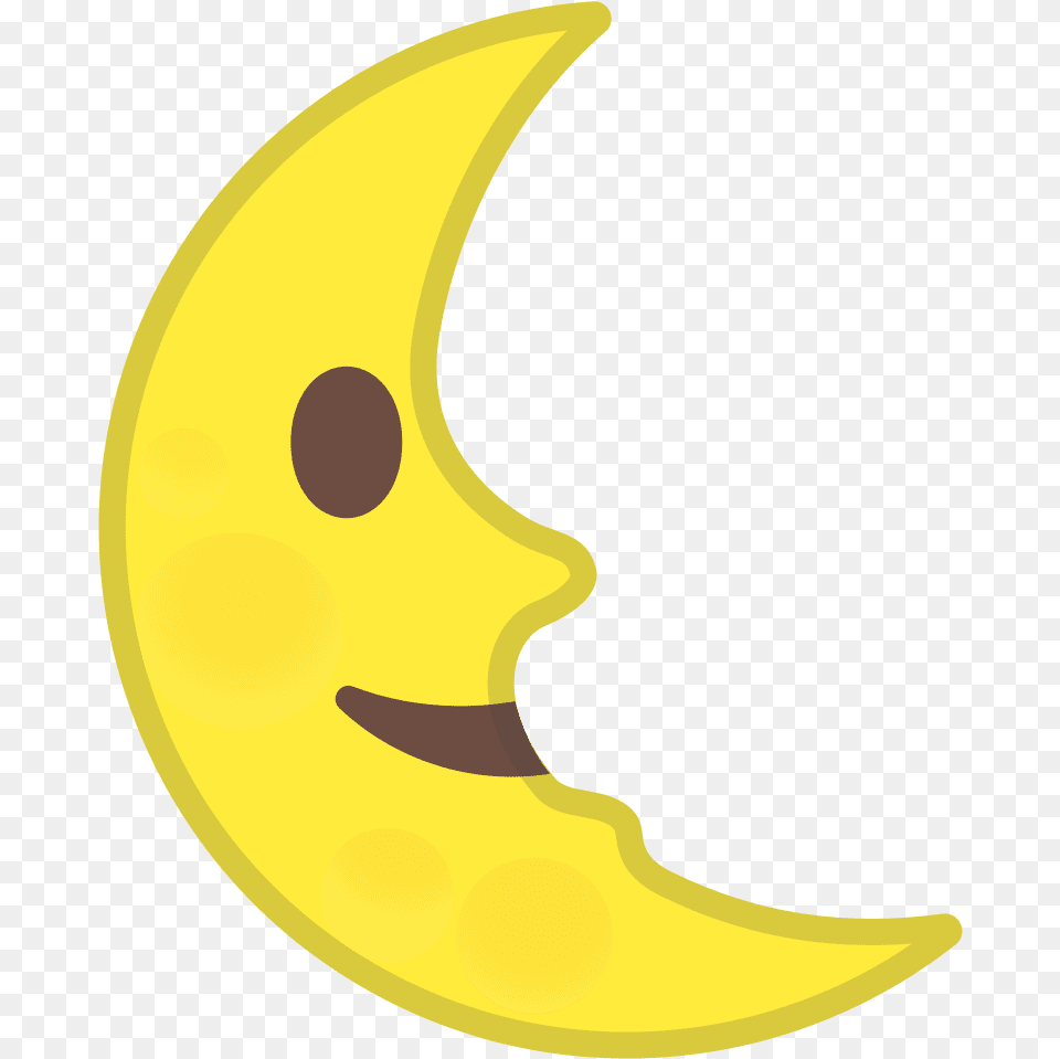 Moon Emoji Lastquarter, Astronomy, Outdoors, Night, Nature Free Transparent Png