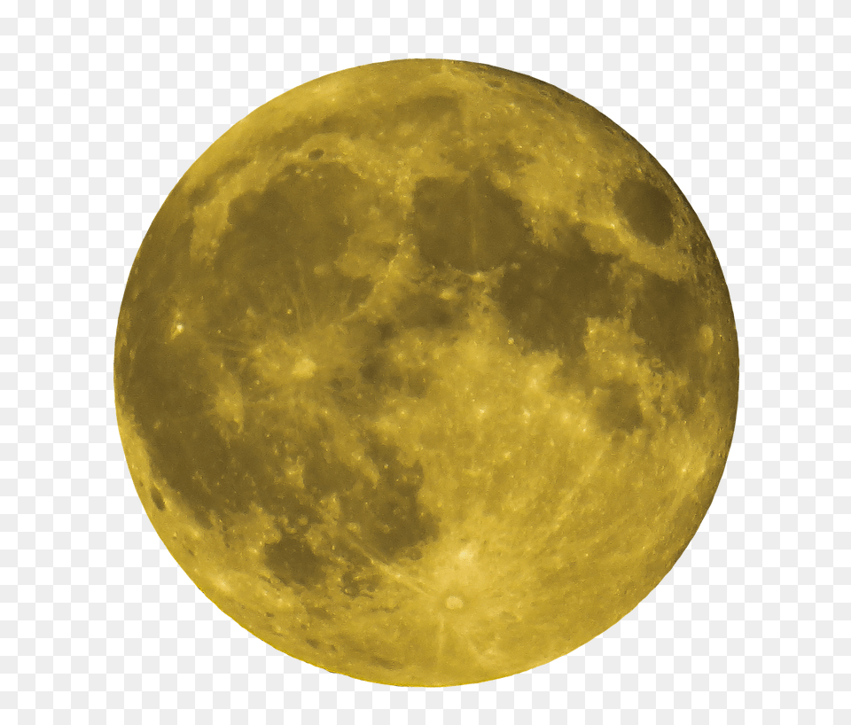 Moon Full Yellow, Astronomy, Full Moon, Nature, Night Free Png