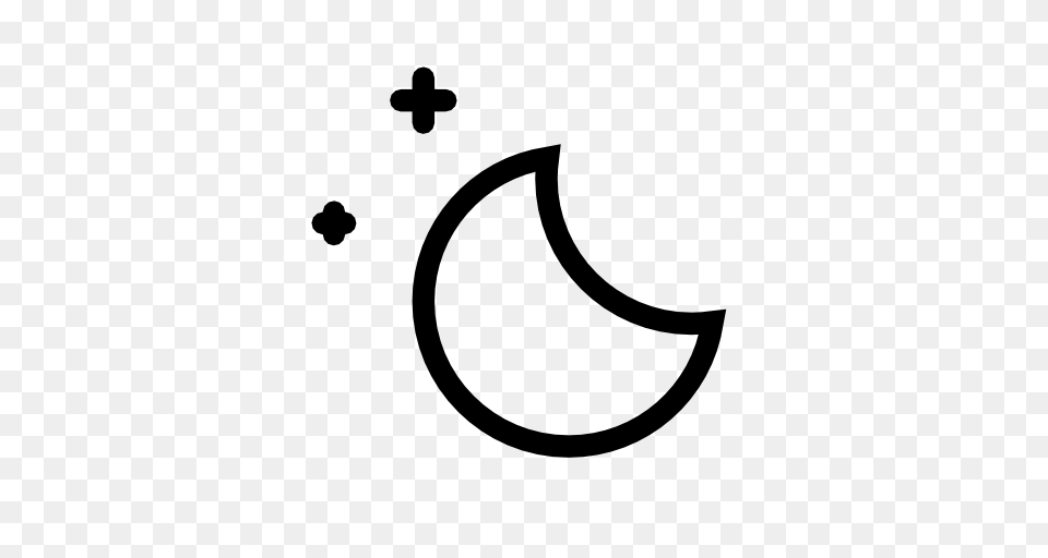 Moon Icon Free Of Minimal Icons, Gray Png Image