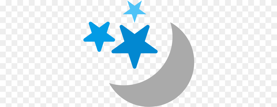 Moon Icon Of Flat Style Available In Svg Eps Ai Middle Eastern Religious Symbols, Nature, Night, Outdoors, Star Symbol Png Image