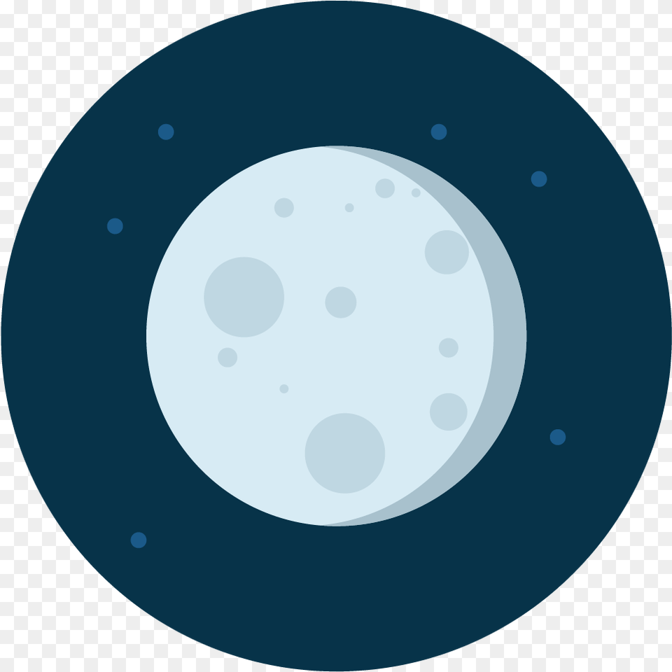 Moon Icon Vector Circle, Astronomy, Nature, Night, Outdoors Free Png