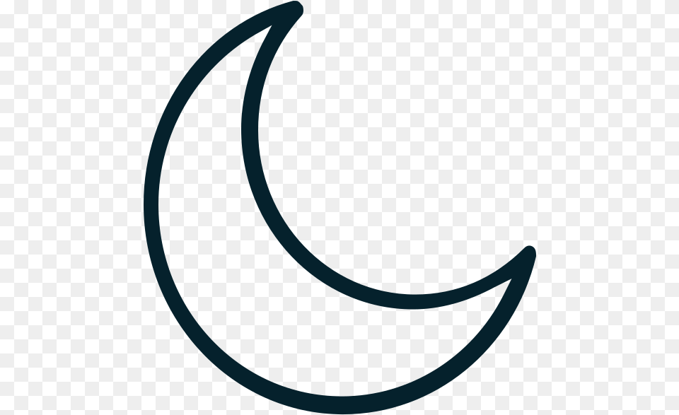 Moon Icon White Half Moon Shape, Astronomy, Nature, Night, Outdoors Png Image