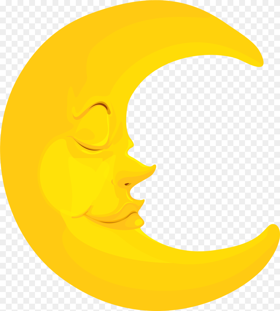 Moon Moon Clipart Without Background, Nature, Night, Outdoors, Astronomy Png Image