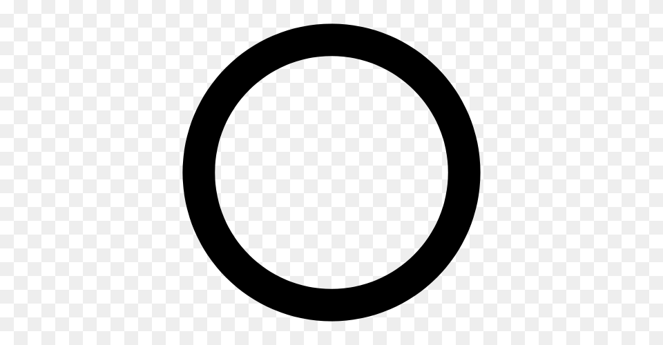 Moon Letter O, Gray Free Transparent Png