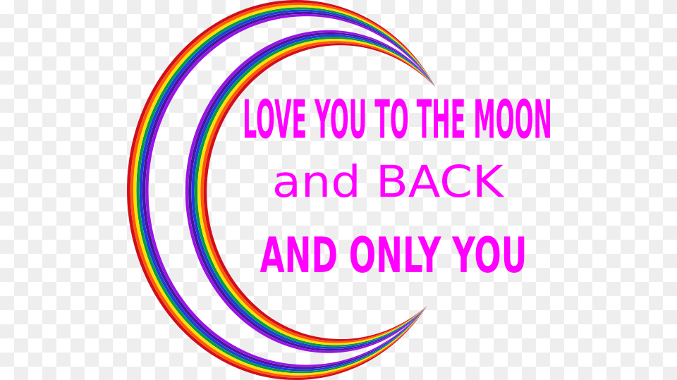 Moon Love You Saying Clip Art, Light Png Image