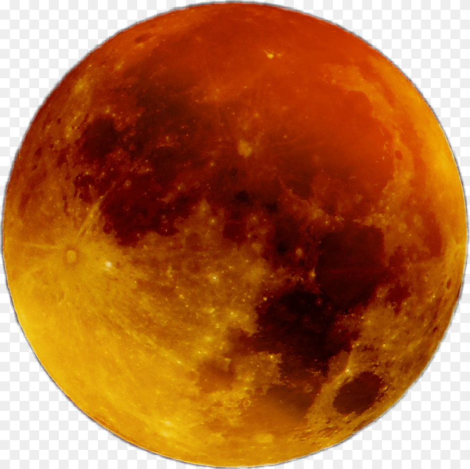 Moon Lunadesangre Luna Picsart Moonblood Moonlight Full Lunar Eclipse 2018, Astronomy, Nature, Night, Outdoors Free Png Download